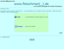 Tablet Screenshot of fleischman.de